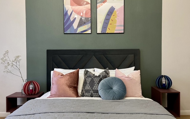 Апартаменты UzorApart Стильная квартира, лучший панорамный вид с открытого балкона