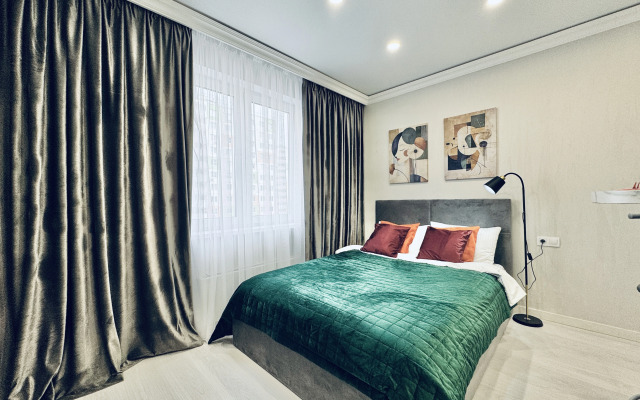 Апартаменты Уютная студия с дизайнерским ремонтом