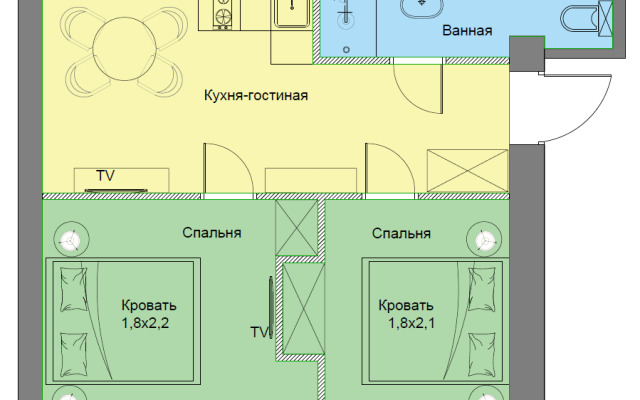 Апартаменты Rubi8