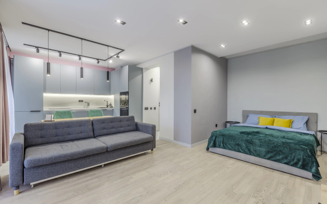 Квартира Уютная Студия с Видом на Город