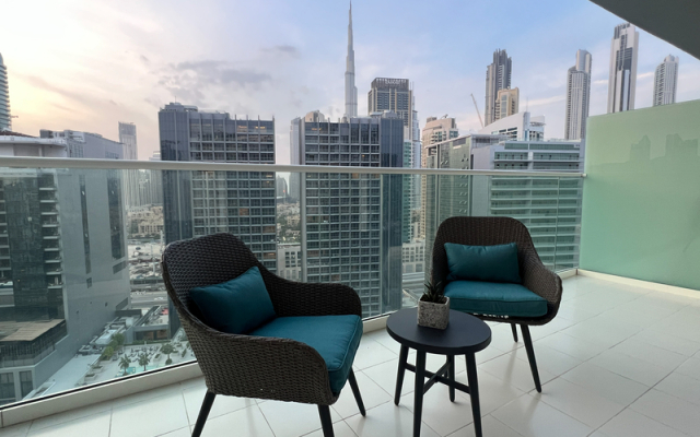 Апартаменты Luxurious 1BR at Keyrock Pool & Gym Access