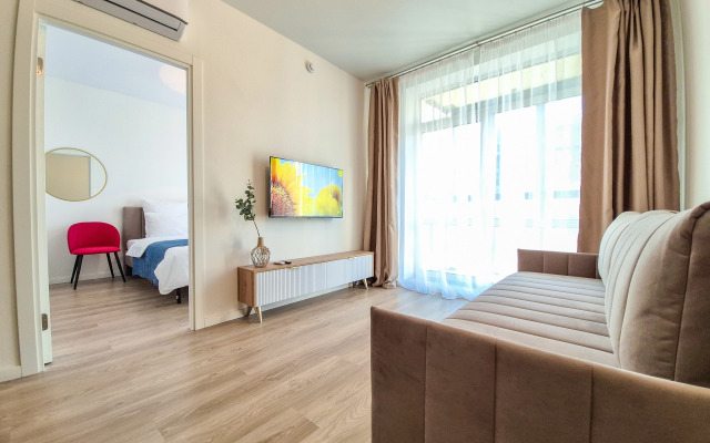 Квартира Евродвушка с 2мя кроватями