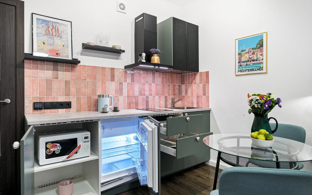 Апартаменты F-Apart светлые стильные и комфортные