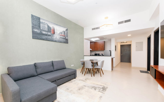 Апартаменты Urban Caves - Chic Apartment With Balcony Near The Walk JBR