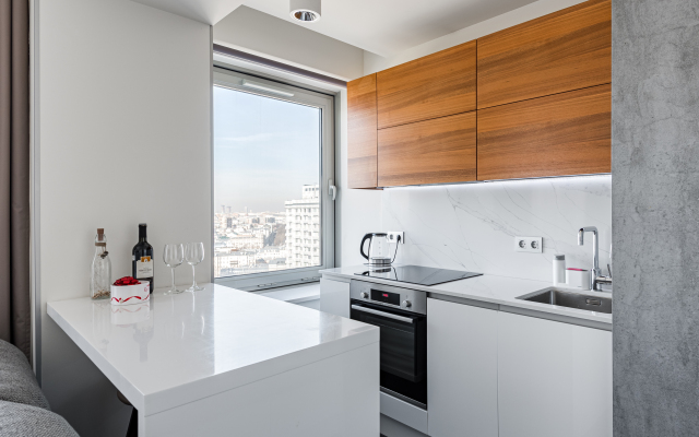 Квартира-студия с панорамным видом на Москву