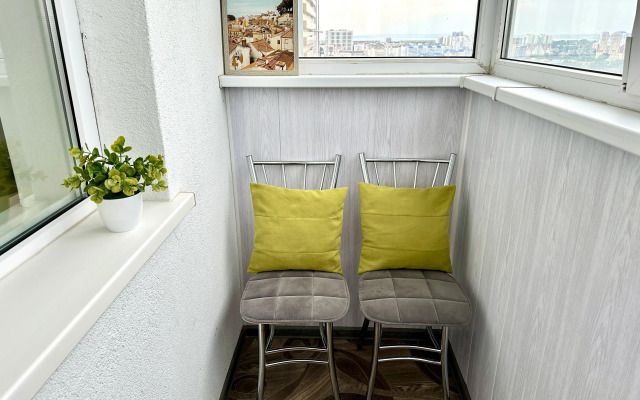 Квартира Enigma уютная студия у набережной в ЖК Аквамарин