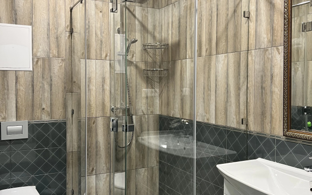 Апартаменты Олива с зоной патио и отдельной спальней