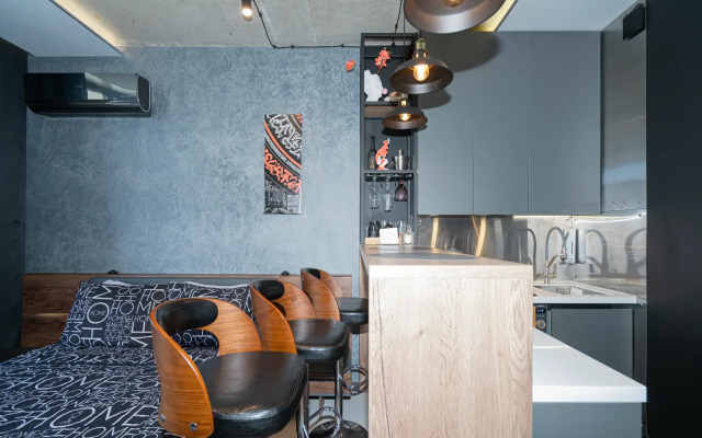 LS-Black Strong S bokovym vidom na more Apartments
