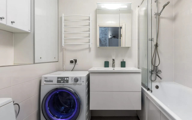 Апартаменты Двухкомнатные на высоком этаже с видом на город