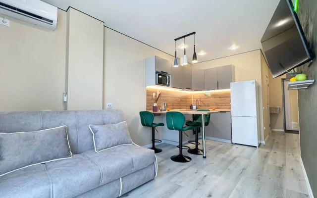Dvukhkomnatnaya S Panoramnymi Oknami Flat