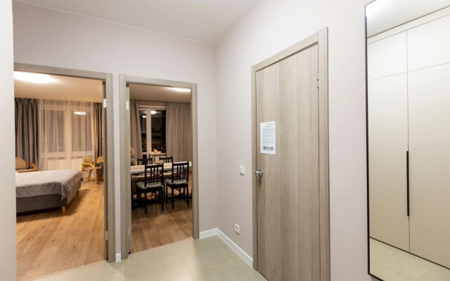 Апартаменты 43 м кв Две кровати