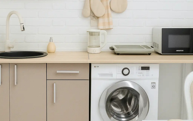 Квартира Неотель в доме бизнес-класса рядом Северный мост, парк Дельфин