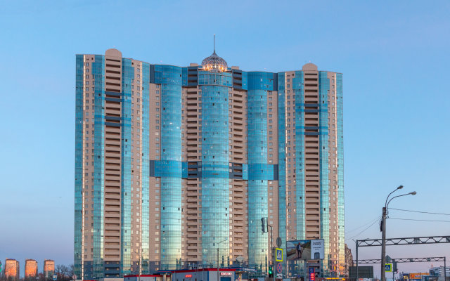 Апартаменты с 3мя комнатами NevaBed в небоскребе