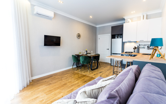 Evrodvushka s vidom na more ot LetoApart Apartments
