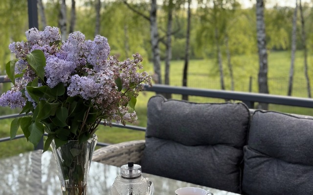 Частный дом Большой афрейм на Березовой