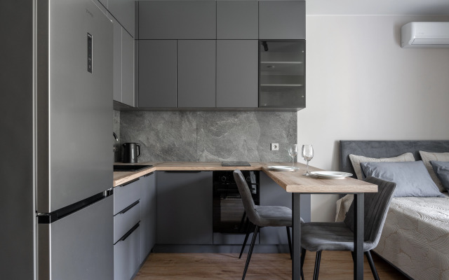 Апартаменты 15 Студия с бассейном и видом на горы