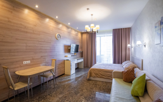 Апартаменты студия с видом на город