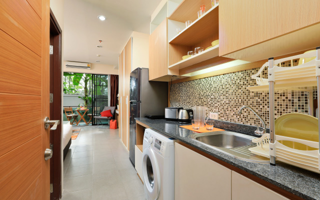 Апартаменты 1-комнатные с видом на сад у пляжа Найтон NTC-A109