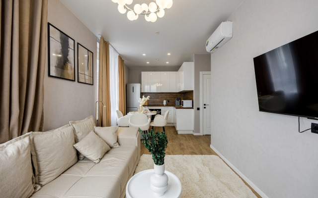 Квартира Стильная 2-к. квартира, 64 м², 3 кровати