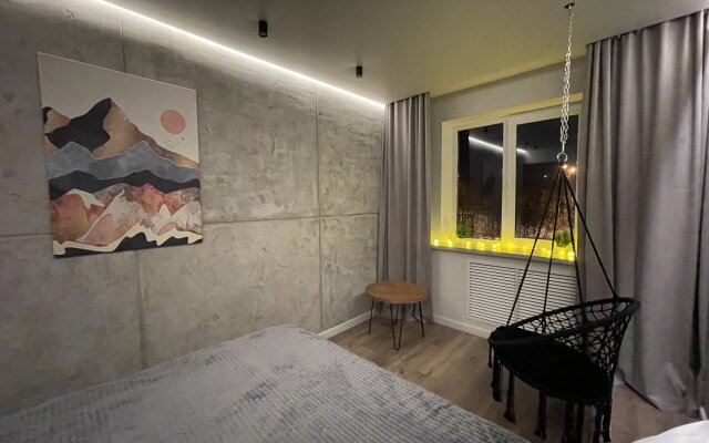 Квартира видовая дизайнерская 2х-комнатная в стиле Лофт