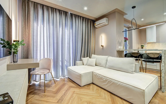 Квартира Пыльная Роза в ЖК Маршал