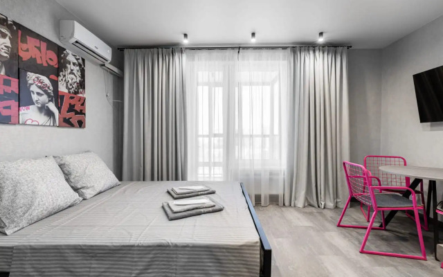 Квартира Уютная квартира студия 32 м 2 кровати