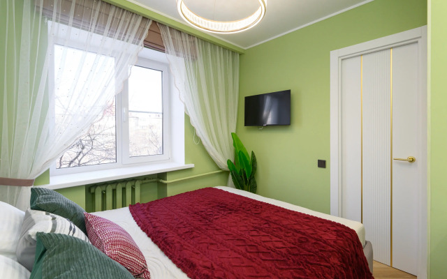 Квартира с биокамином Bишневый aтлаc