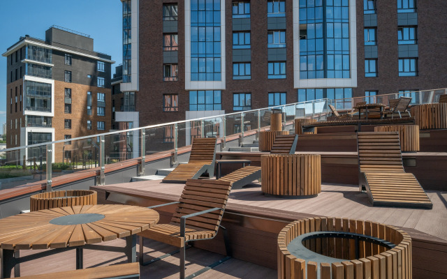 Апартаменты с креслом-коконом на балконе Stepanenkov на Свердлова 32б