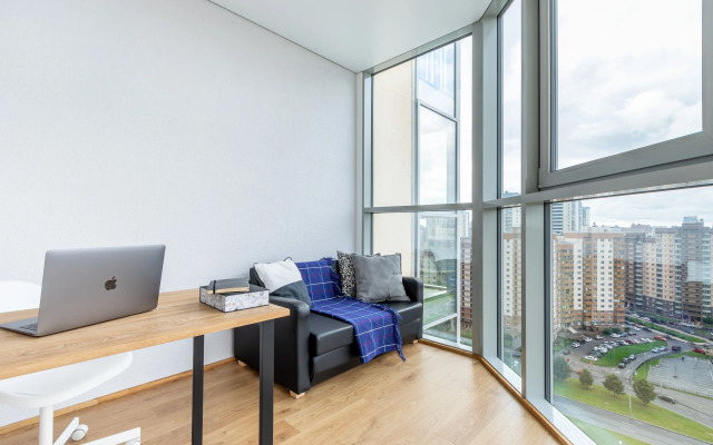 Апартаменты с видом на Лахта-центр