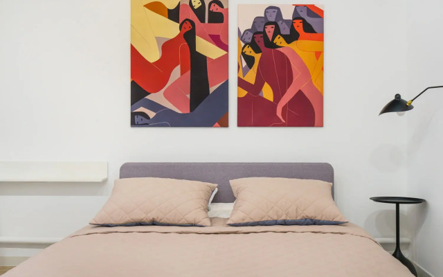 Апартаменты Good night на Белинского 32А Евродвушка