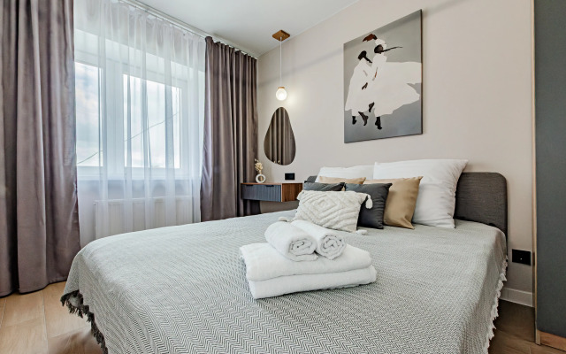 Апартаменты Горки-2 рядом с метро ТЦ и парком