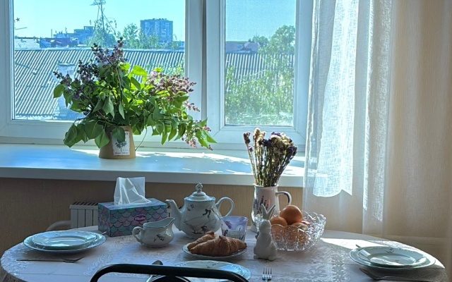 Prostornaya Na Gubkina with two double beds Flat