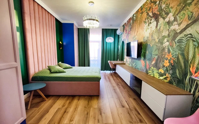 Квартира 411 Дизайн Тропик Жк Изумрудный Город