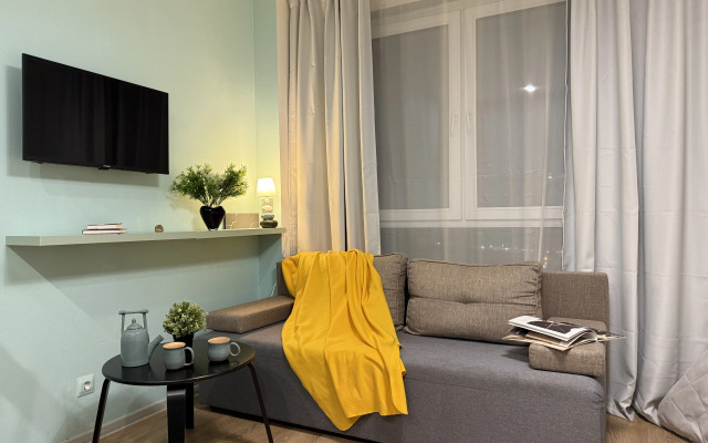 Квартира Светлая Видовая Студия у Метро Озерная