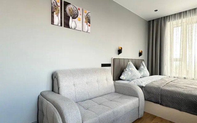 Квартира студия, 27 м², 2 кровати