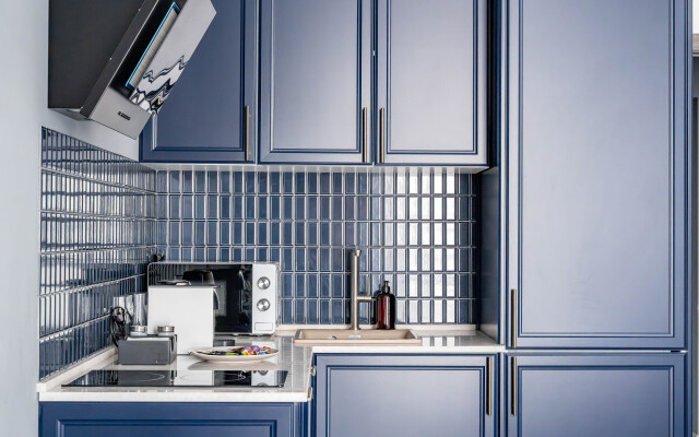Navy na Vasilyevskom Ostrove Satin Home Apartment
