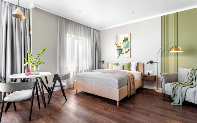 Апартаменты Оливковая студия с видом на море