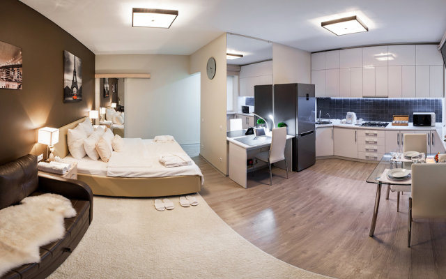 Tihaya studia 36kv.m, ryadom stantsya podzemnogo tramvaya i bolshoy TTS Apartments