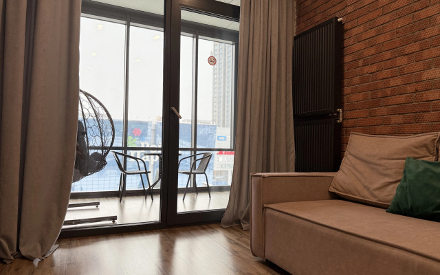 Апартаменты с панорамным балконом