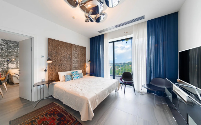 Dizaynerskiy v ZHK Akter Gelaksi Apartments