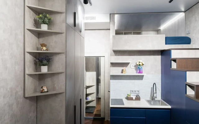 Квартира Студия Рядом с Мeтpo Kуpскaя