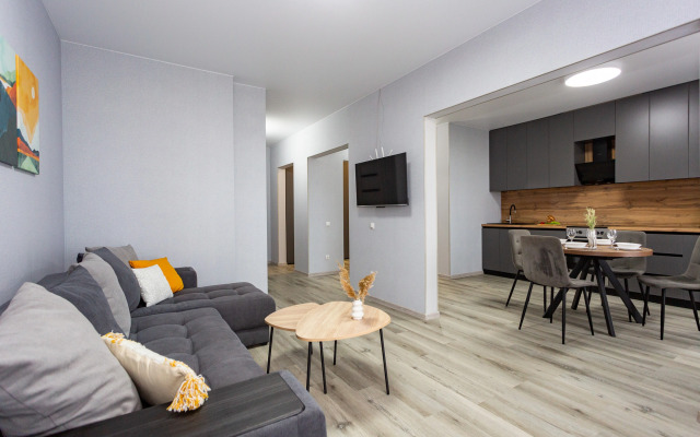 Квартира с фонтаном во дворе