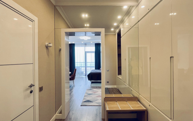 Akvadelyuks u morya, s bassejnom, SPA, plyazhem N740 Apartments