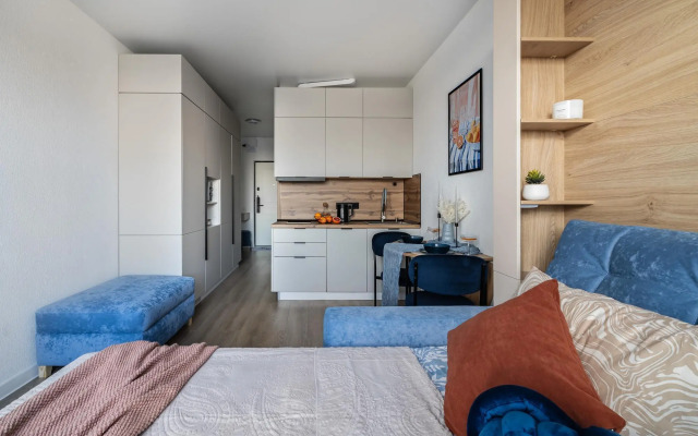 Квартира с видом на город и лес