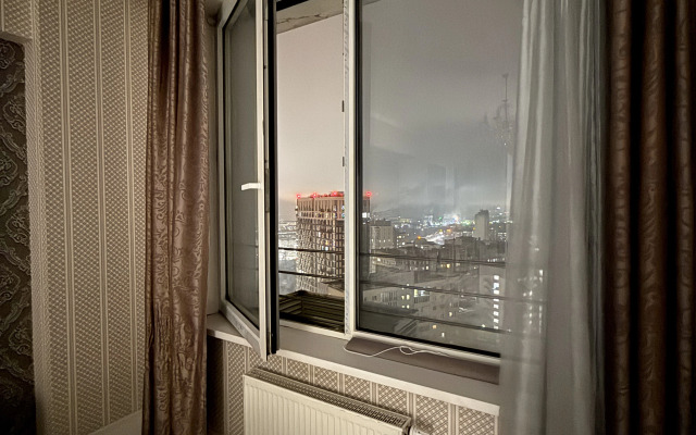 Квартира с дизайнерским ремонтом и красивым видом на город