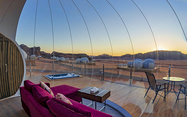 Wadi Rum Bubble Luxotel - Campsite