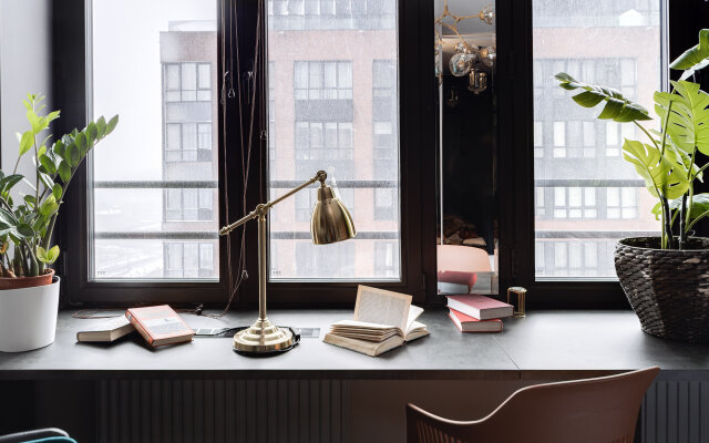 Апартаменты Lalapart Black Emerald с сауной в ЖК Савеловский Сити