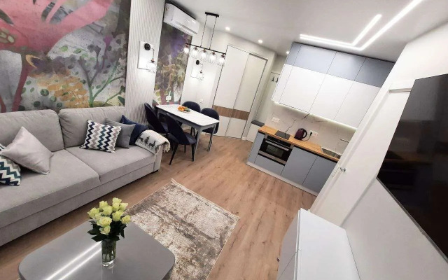 Квартира двухкомнатная с современным дизайном