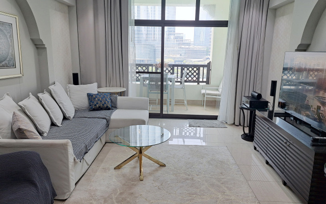 Апартаменты PalmBay 1BR full Burj Khalifa & Fountain View