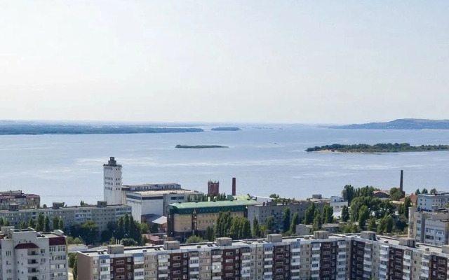 Квартира Уютная студия с видом на Волгу